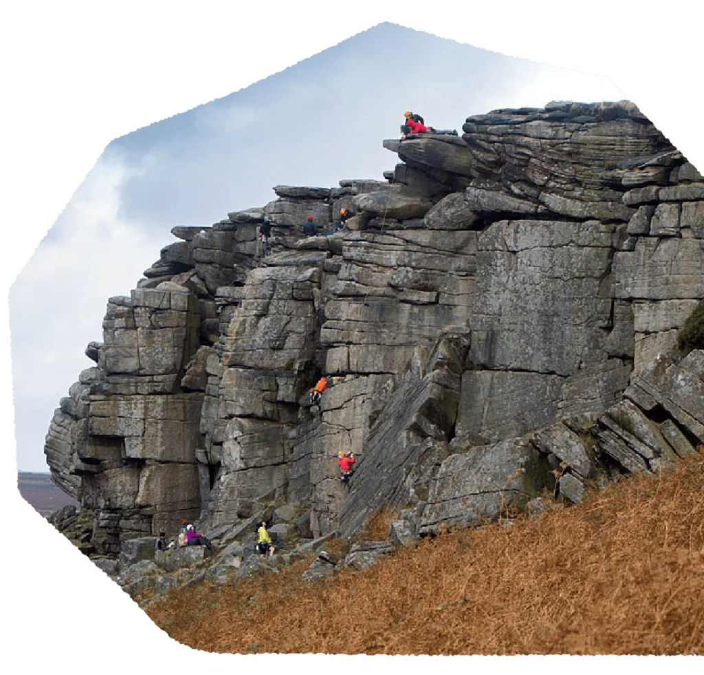 ClimbOut Climbers on Stanage