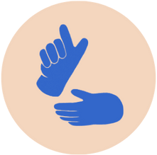 Climbing Accessibility 15 Sign language icon