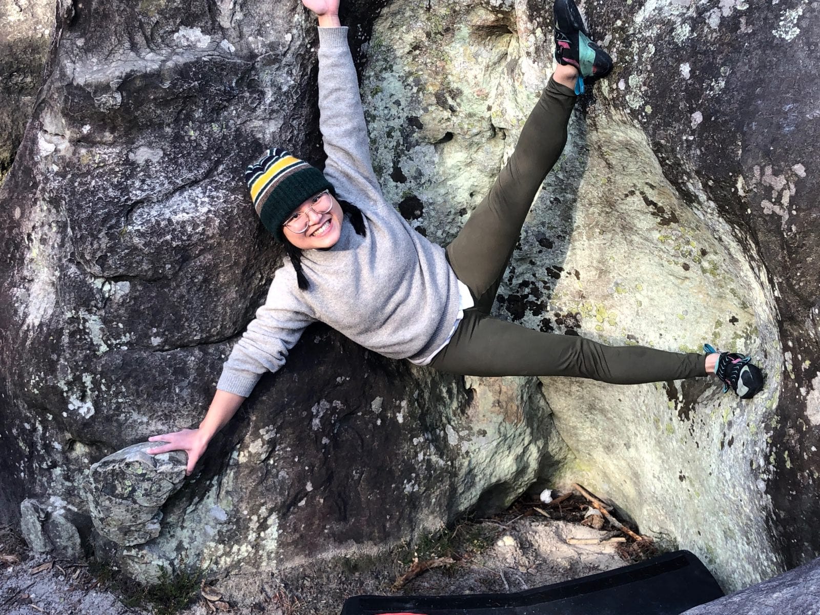 Sam (she/her) 1 sam climbout
