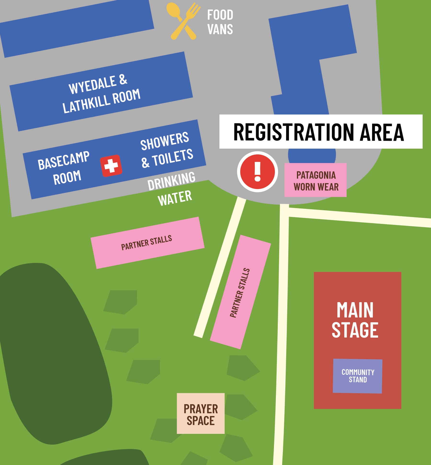 ClimbOut Festival Maps 2026 Zoomed